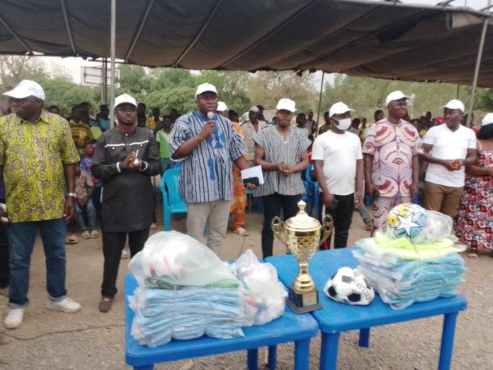 Kanté : sensibilisation de la jeunesse autour d'un match de foot par le bureau national du MJU