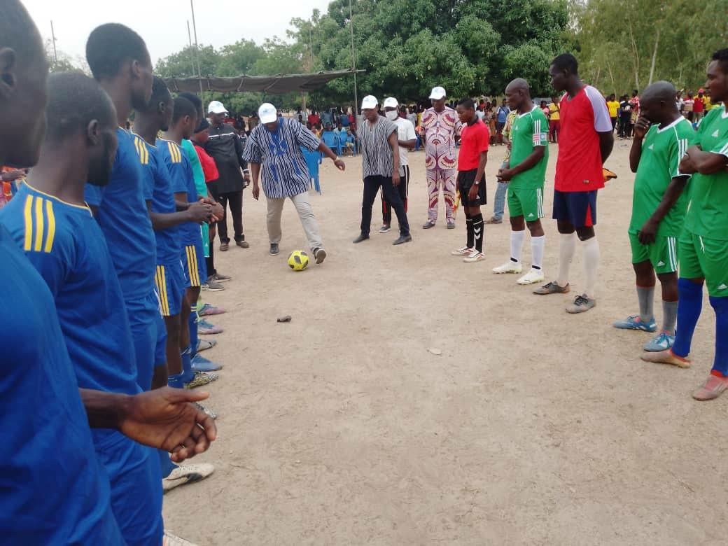 Kanté : sensibilisation de la jeunesse autour d'un match de foot par le bureau national du MJU