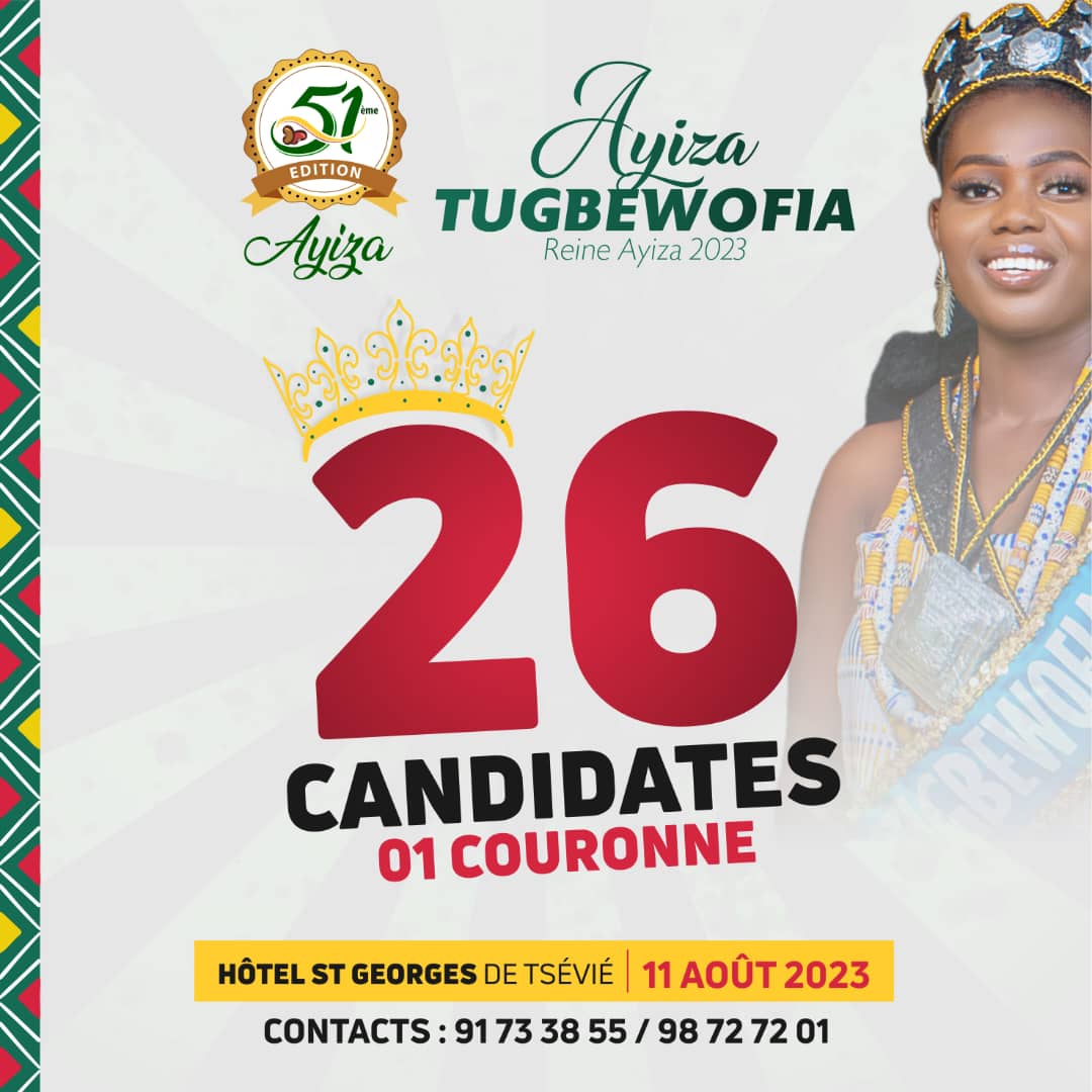 Reine Ayiza : 26 candidates en lice pour la couronne