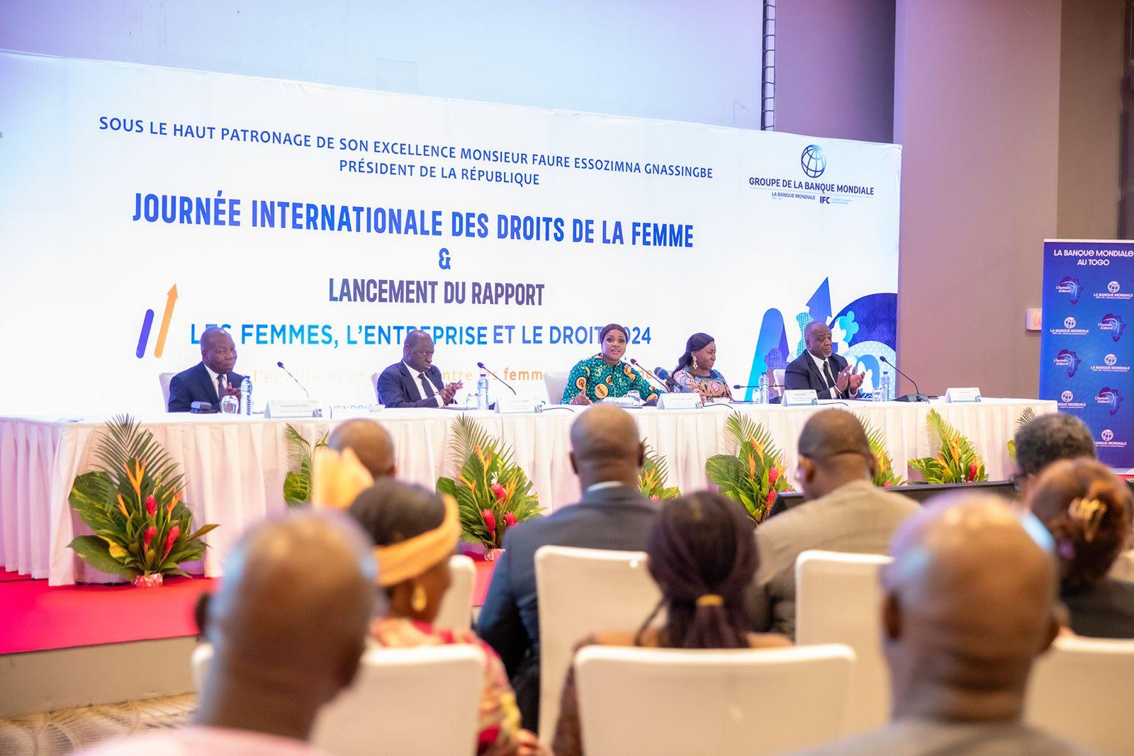 Rapport « Les Femmes, l’Entreprise et le Droit » de la Banque Mondiale : le Togo, 1er sur 53 pays africains