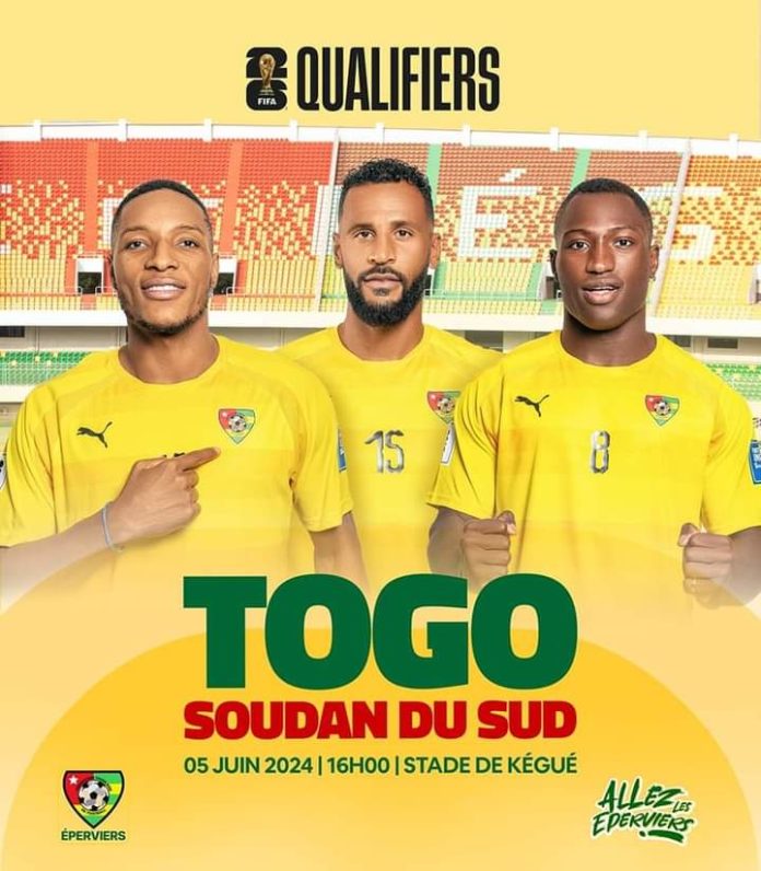 Foot/Togo-Soudan du Sud : des tickets d'une valeur de 500 000 FCFA en distribution gratuitement